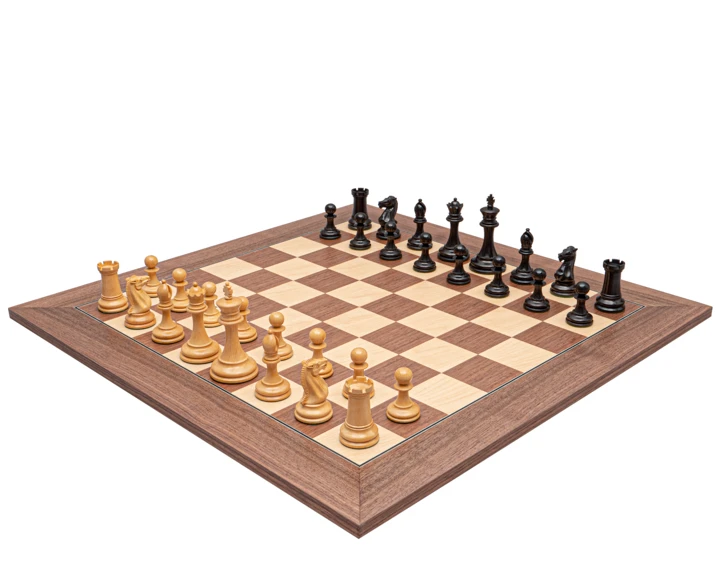 The Rochester Ebony And Walnut Grand Chess Set 1 The Rochester Ebony And Walnut Grand Chess Set