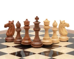 The Trapani Black Anegre, Palisander And Acacia Chess Set -Board Games - Chess And Cards Shop RCPB530 04