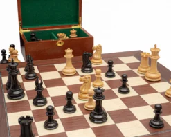 The 1849 Original Staunton Ebony And Palisander Luxury Chess Set With Cabinet -Board Games - Chess And Cards Shop RCPB534 03