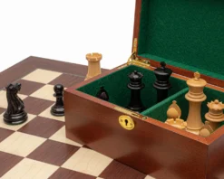 The 1849 Original Staunton Ebony And Palisander Luxury Chess Set With Cabinet -Board Games - Chess And Cards Shop RCPB534 04