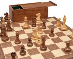 The Executive Sheesham And Maple Staunton Chess Set -Board Games - Chess And Cards Shop RCPB542 03