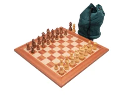 The Down Head Sheesham And Mahogany Chess Set