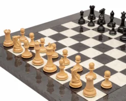 The Sovereign Ebony And Grey Briarwood Luxury Chess Set 12 The Sovereign Ebony And Grey Briarwood Luxury Chess Set -Board Games - Chess And Cards Shop RCPB544 05