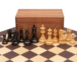 Competition Black And Wenge Staunton Chess Set With Case 10 Competition Black And Wenge Staunton Chess Set With Case -Board Games - Chess And Cards Shop RCPB547 03