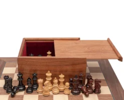 The Sandringham Tres Corone And Walnut Luxury Chess Set With Case 10 The Sandringham Tres Corone And Walnut Luxury Chess Set With Case -Board Games - Chess And Cards Shop RCPB548 04