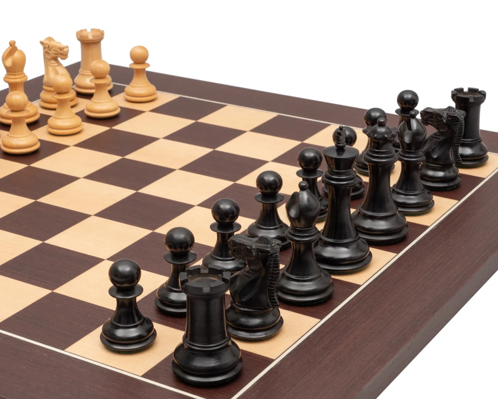 The Sovereign Ebony And Wenge Luxury Chess Set 7 The Sovereign Ebony And Wenge Luxury Chess Set - Image 7