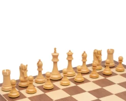 The Canterbury Knight Ebony And Walnut Luxury Chess Set -Board Games - Chess And Cards Shop RCPB551 02