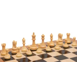 The Leningrad Acacia And Ebony Deluxe Chess Set -Board Games - Chess And Cards Shop RCPB552 02