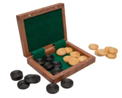 Traditional Chess And Draughts Set -Board Games - Chess And Cards Shop RCPB556 06