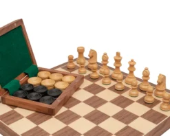 Traditional Chess And Draughts Set -Board Games - Chess And Cards Shop RCPB556 09
