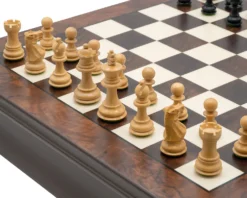 The Kingsclere Ebony And Walnut Luxury Chess Set -Board Games - Chess And Cards Shop RCPB559 02