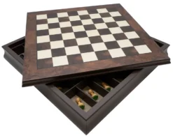 The Kingsclere Ebony And Walnut Luxury Chess Set -Board Games - Chess And Cards Shop RCPB559 06