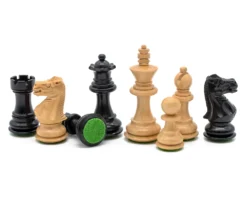 The Kingsclere Ebony And Walnut Luxury Chess Set -Board Games - Chess And Cards Shop RCPB559 10