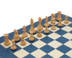 The Blue And Black Tournament Chess Set With Case -Board Games - Chess And Cards Shop RCPB562 02