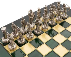 The Manopoulos Archers Chess Set With Wooden Case - SMALL -Board Games - Chess And Cards Shop S15GRE 02