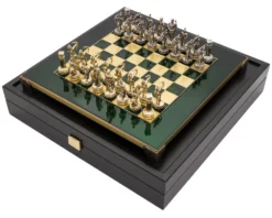 The Manopoulos Archers Chess Set With Wooden Case - SMALL -Board Games - Chess And Cards Shop S15GRE 06