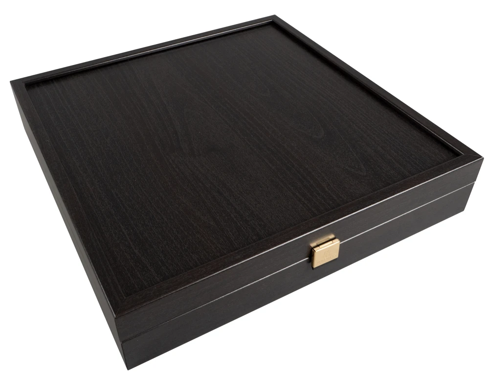 The Manopoulos Staunton Gold & Silver Chess Set With Wooden Case - SMALL 4 The Manopoulos Staunton Gold & Silver Chess Set With Wooden Case - SMALL - Image 4