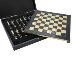 The Manopoulos Greek Mythology Chess Set With Wooden Case - MEDIUM -Board Games - Chess And Cards Shop S4BLU 04