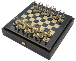 The Manopoulos Greek Mythology Chess Set With Wooden Case - MEDIUM -Board Games - Chess And Cards Shop S4BLU 06