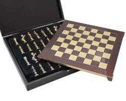 The Manopoulos Renaissance Chess Set With Wooden Case - MEDIUM -Board Games - Chess And Cards Shop S9RED 04