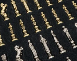 The Manopoulos Renaissance Chess Set With Wooden Case - MEDIUM -Board Games - Chess And Cards Shop S9RED 05