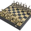 The Manopoulos Greek Mythology Grand Deluxe Chess Set With Wooden Case