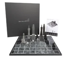 Skyline Premium San Francisco Edition Metal Chess Set With Wooden Map Board 11 Skyline Premium San Francisco Edition Metal Chess Set With Wooden Map Board -Board Games - Chess And Cards Shop SKY019 04