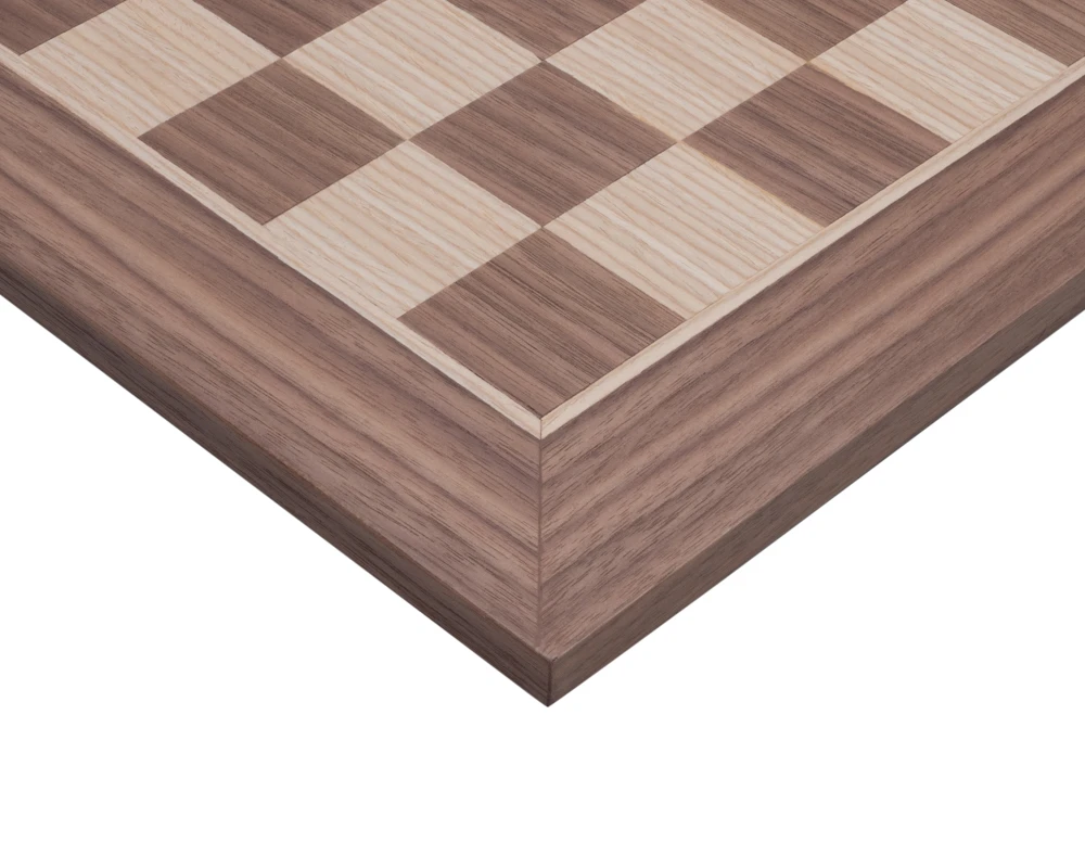 Manopoulos Walnut Chess Board 16 Inch (40cm) 2 Manopoulos Walnut Chess Board 16 Inch (40cm) - Image 2