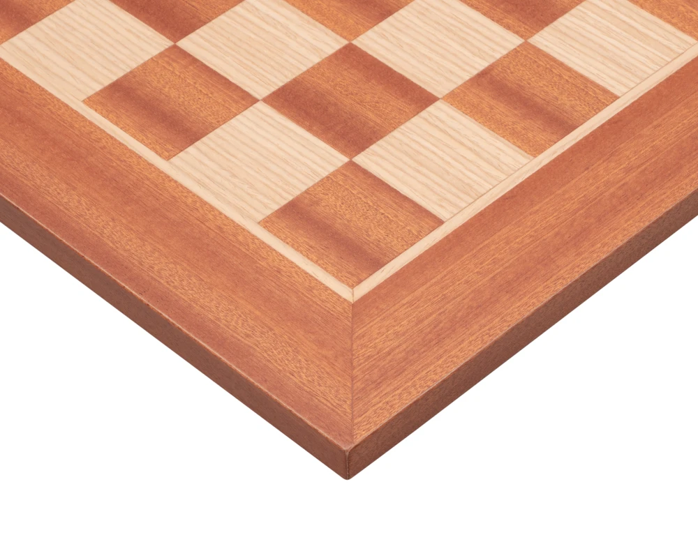 Manopoulos Mahogany Chess Board 16 Inch (40cm) 2 Manopoulos Mahogany Chess Board 16 Inch (40cm) - Image 2