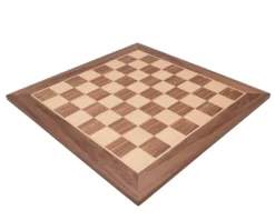Manopoulos Walnut Chess Board 20 Inch (50 Cm)
