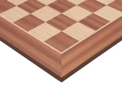 Manopoulos Mahogany Chess Board 20 Inch (50 Cm) -Board Games - Chess And Cards Shop WB50M 02