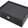 Dark Wood Chess Piece Storage Case - Standard