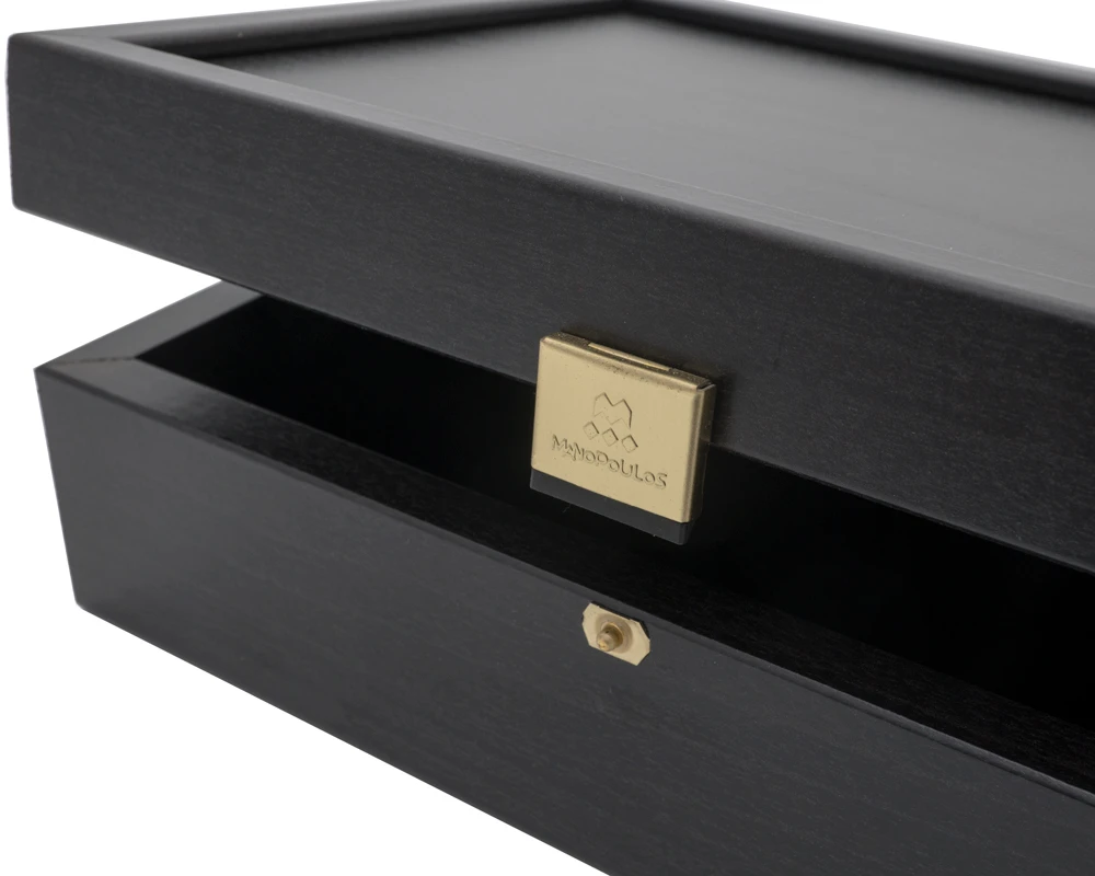 Dark Wood Chess Piece Storage Case - Standard 3 Dark Wood Chess Piece Storage Case - Standard - Image 3