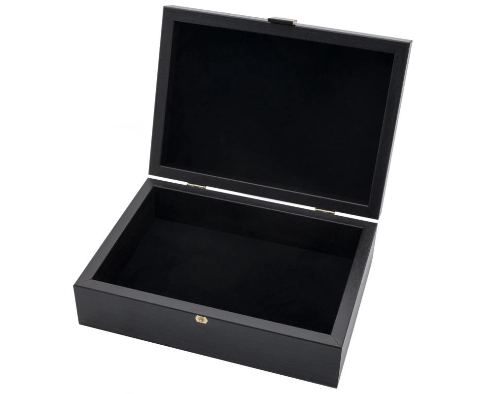 Dark Wood Chess Piece Storage Case - Standard 4 Dark Wood Chess Piece Storage Case - Standard - Image 4