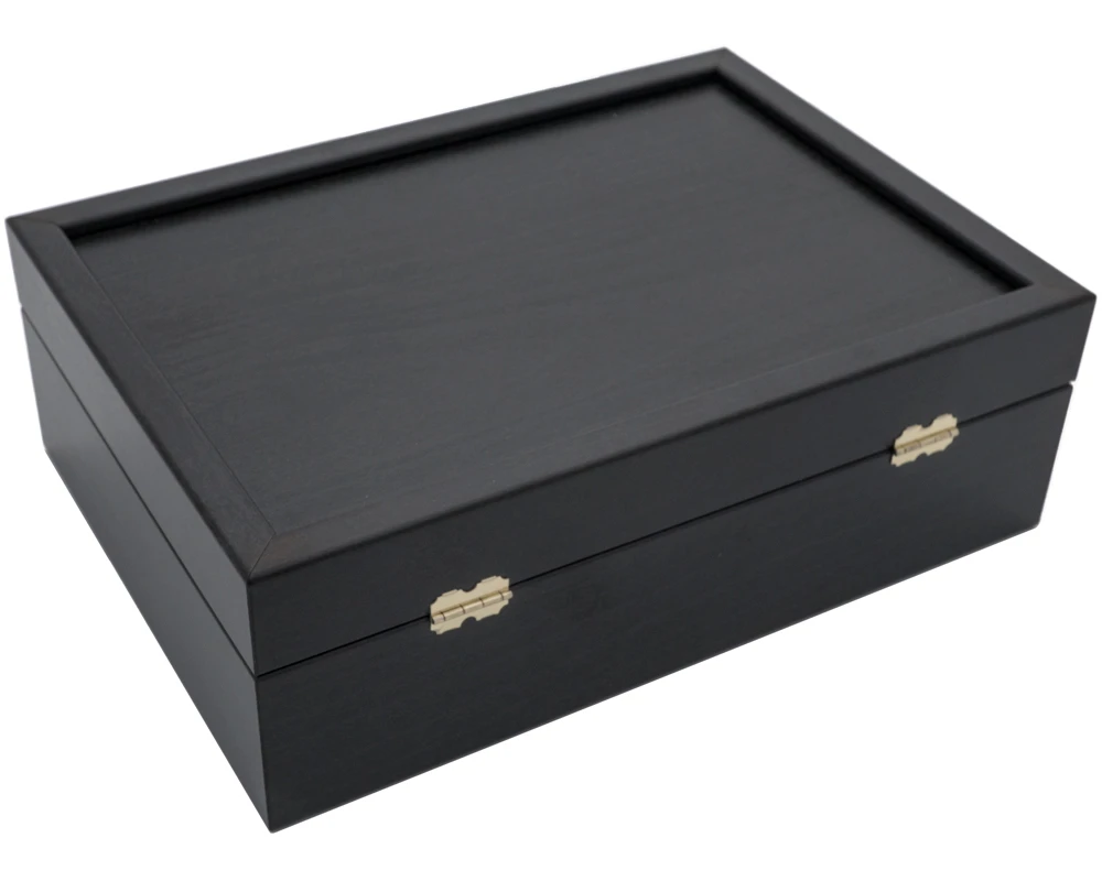 Dark Wood Chess Piece Storage Case - Standard 5 Dark Wood Chess Piece Storage Case - Standard - Image 5